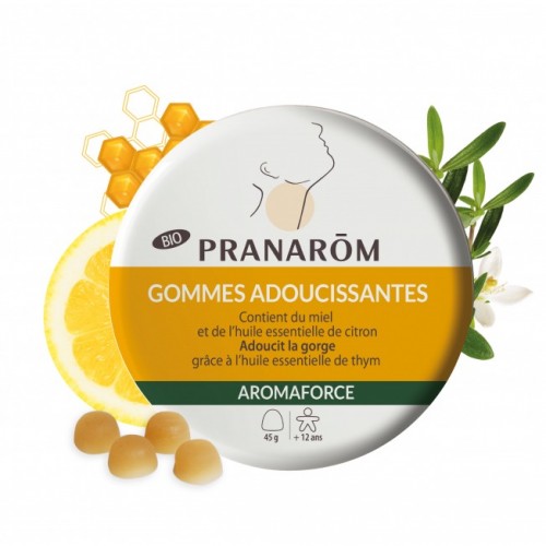 Gommes adoucissantes miel-citron Pranarôm - 45 g