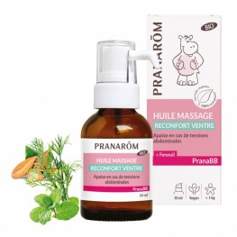 Huile de massage réconfort ventre Pranarôm - 30 ml