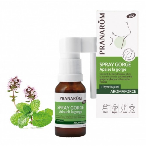 Spray gorge Aromaforce  Pranarôm - 15 ml