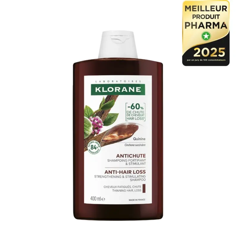 Shampoing ANTICHUTE fortifiant & stimulant à la Quinine et à l’Edelweiss BIO