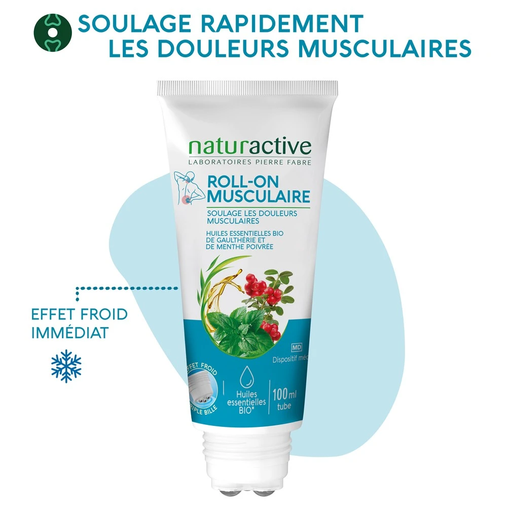 ROLL-ON MUSCULAIRE Naturactive – 100 ml