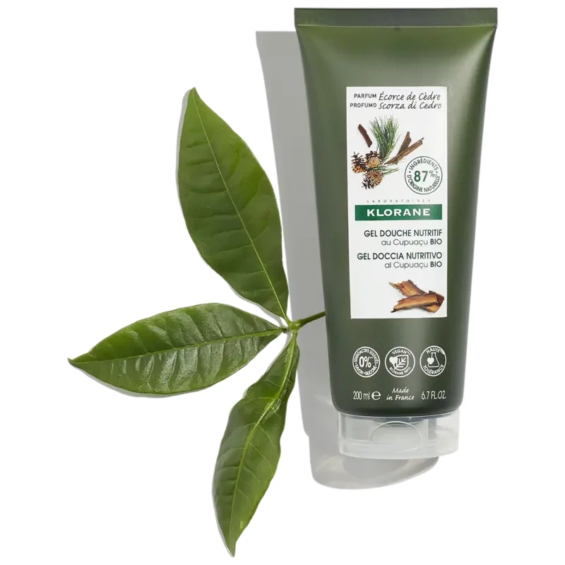 Gel Douche au parfum Écorce de Cèdre 200 ML – Klorane