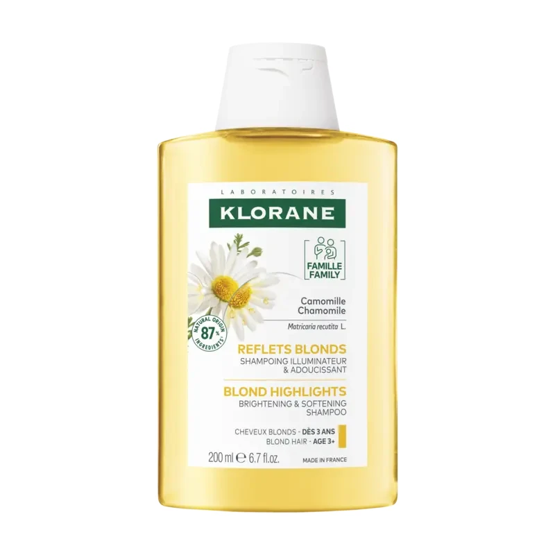 Shampoing à la Camomille 200 ML – Illumine les Cheveux Blonds