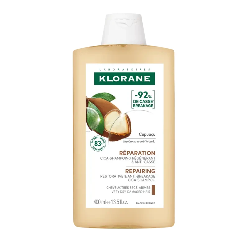 Shampoing Réparateur au Cupuaçu BIO – Cheveux Très Secs 400 ML