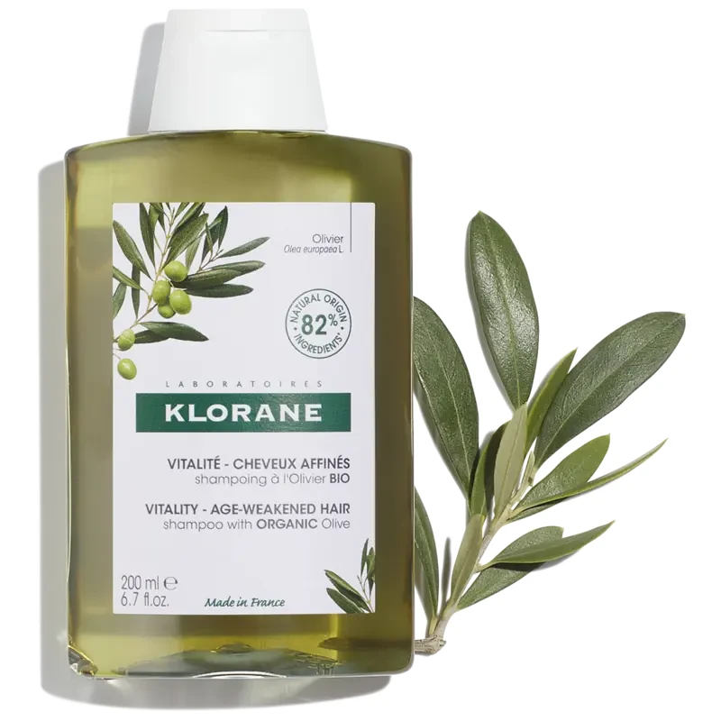 Shampoing à l’Olivier BIO 200 ML – Vitalité & Épaisseur pour Cheveux Affinés