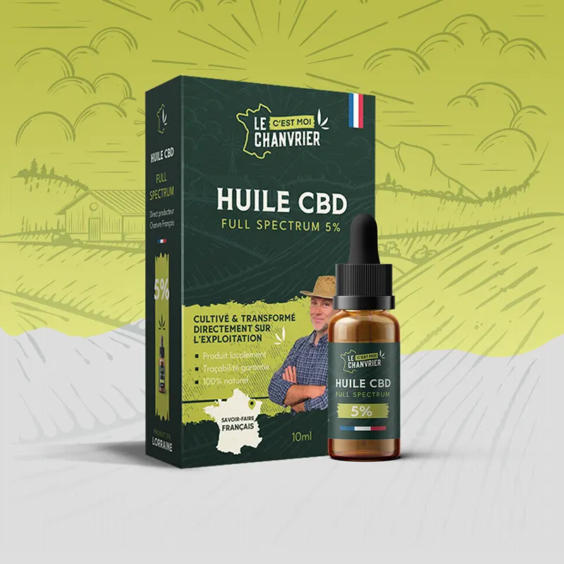 Huile de CBD 5 % Full Spectrum