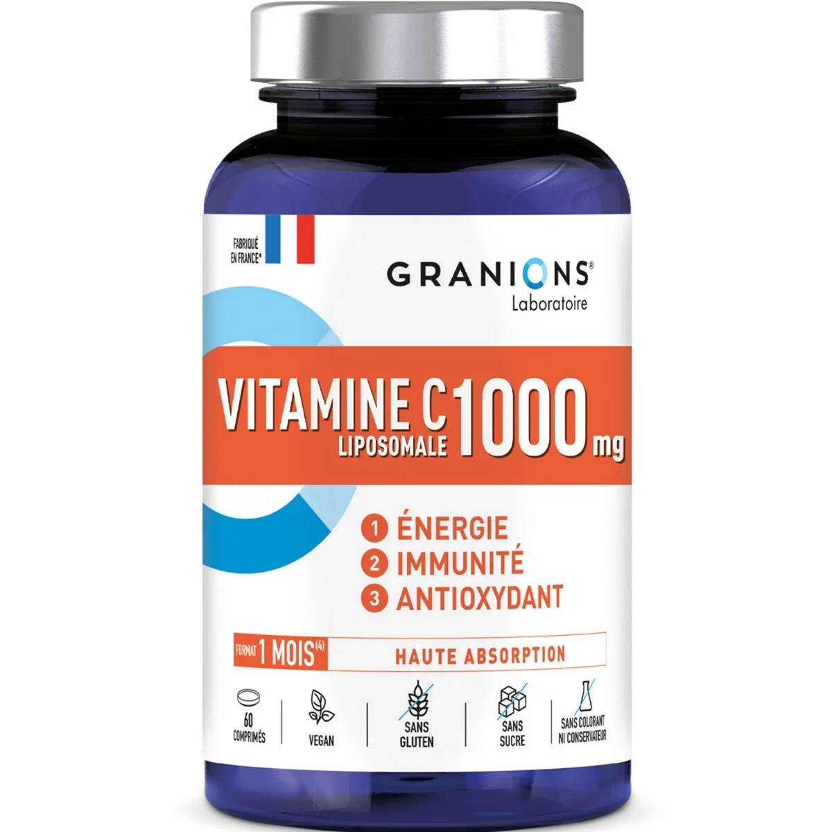 VITAMINE C LIPOSOMALE 1000 MG - 60 COMPRIMÉS