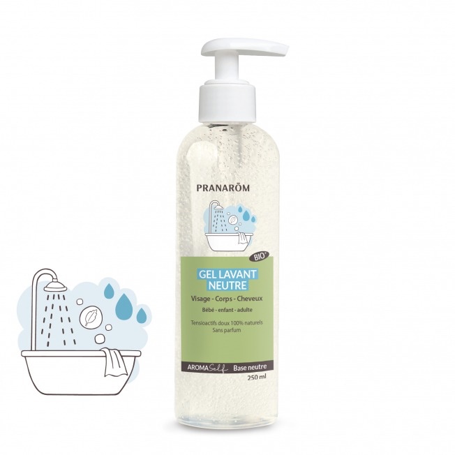 Gel lavant neutre Pranarôm - 250 ml