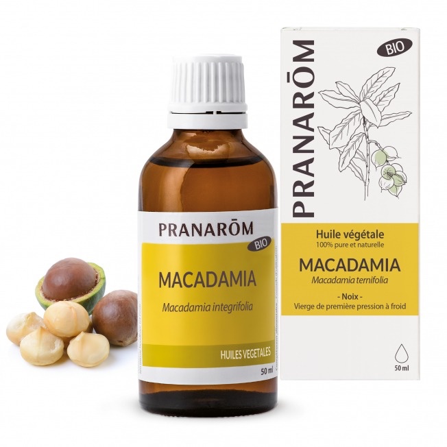 Huile végétale de Macadamia Pranarôm - 50 ml