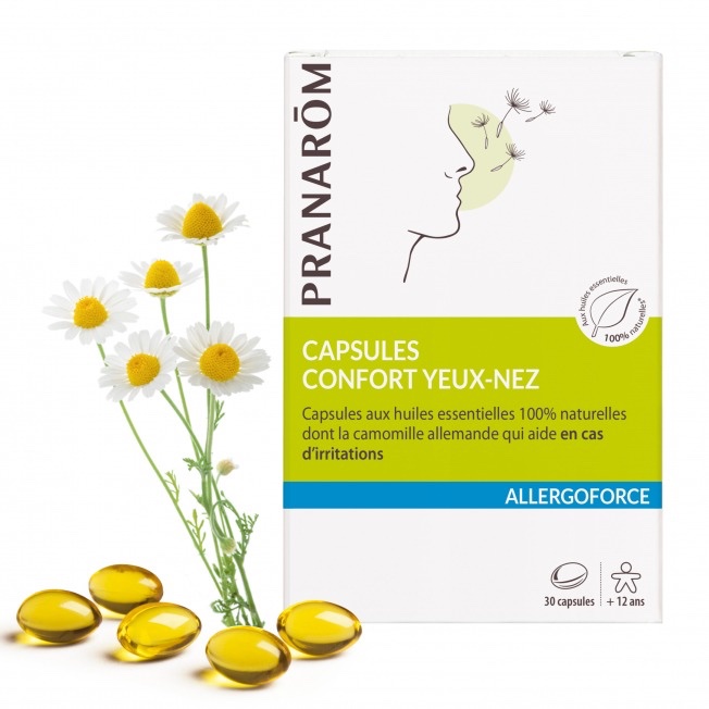 Capsules confort yeux-nez Pranarôm - 30 capsules