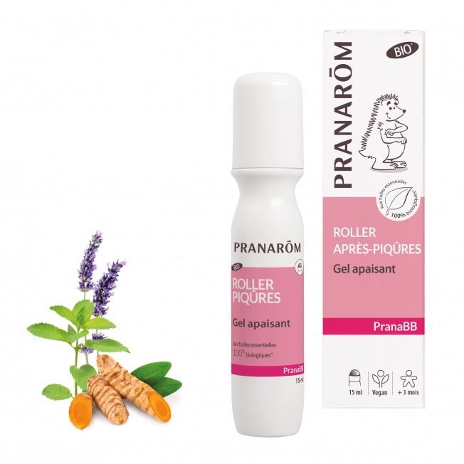 Roller gel apaisant après-piqûres bébé Pranarôm - 15 ml